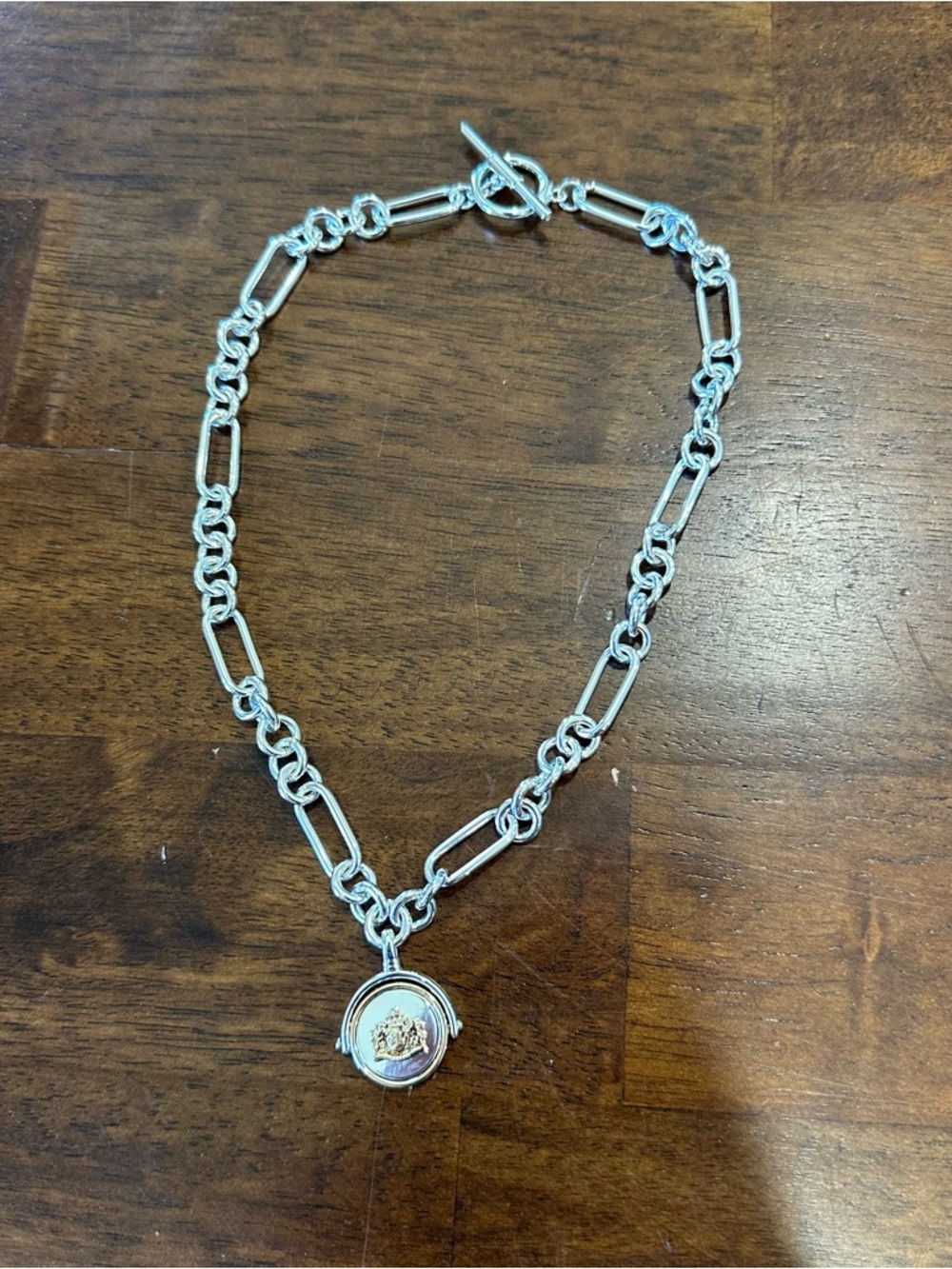 Lauren Ralph Lauren Mixed Metal Chunky Chain Necklace - Picture 4 of 5